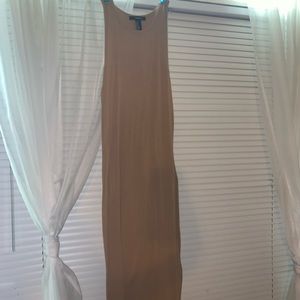 Tan maxi dress